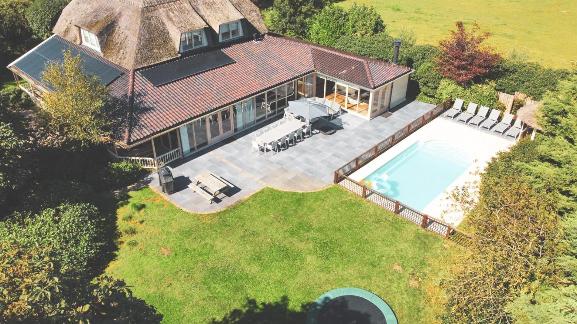 Beautiful American Style Villa With Heated Pool And Jacuzzi Heerhugowaard Buitenkant foto